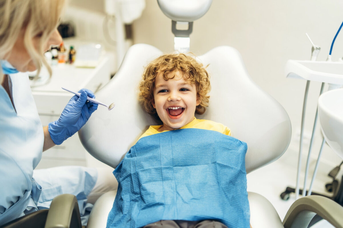child going to the dentist